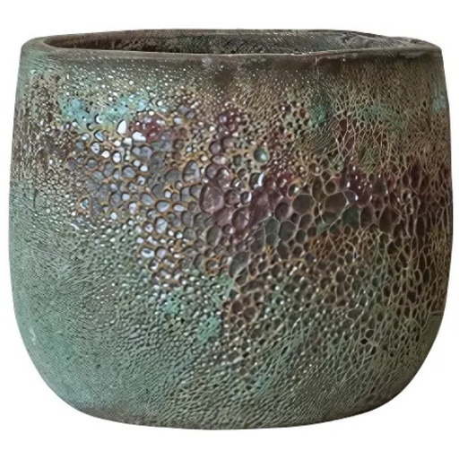 [178556-BB] Volcano Finish Terra-cotta Planter 8in