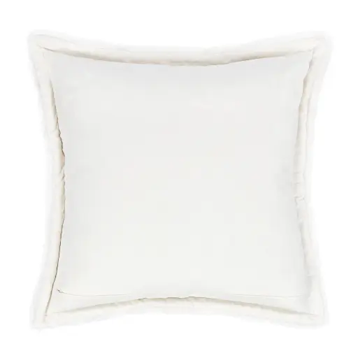 [178591-BB] Taiga Faux Fur Pillow Ivory 22x22in