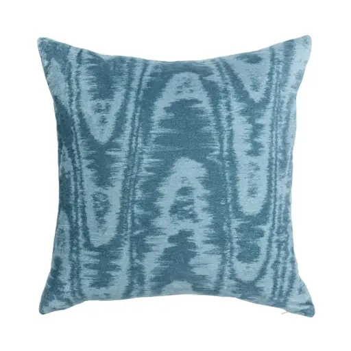 [178600-BB] Hildene Pillow Chambray Blue 22x22in