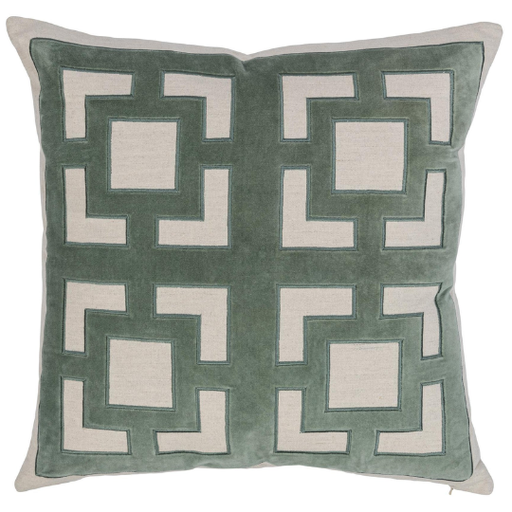 [178606-BB] Corbin Pillow Jade Green 22x22in