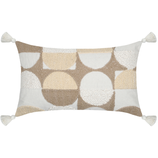 [178674-BB] Balma Bolster Pillow Jute 12x20in