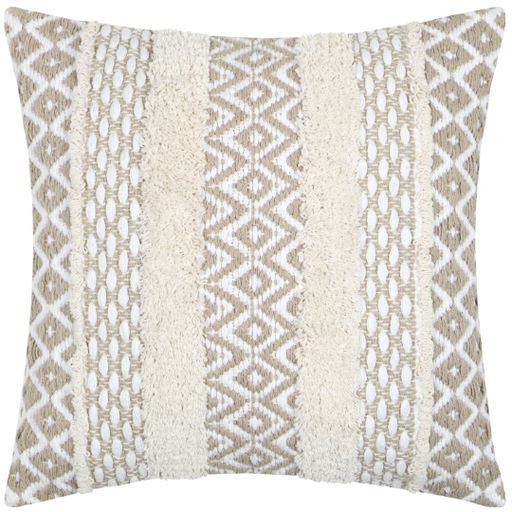[178678-BB] Balma Pillow Taupe 16x16in