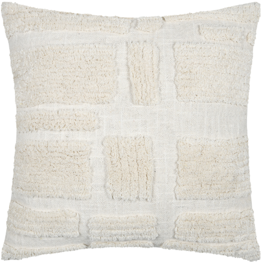 [178680-BB] Balma Pillow Ecru 18x18in