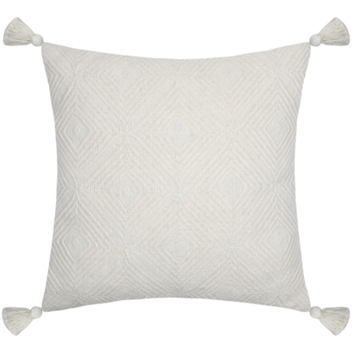 [178681-BB] Balma Pillow Ivory 18x18in