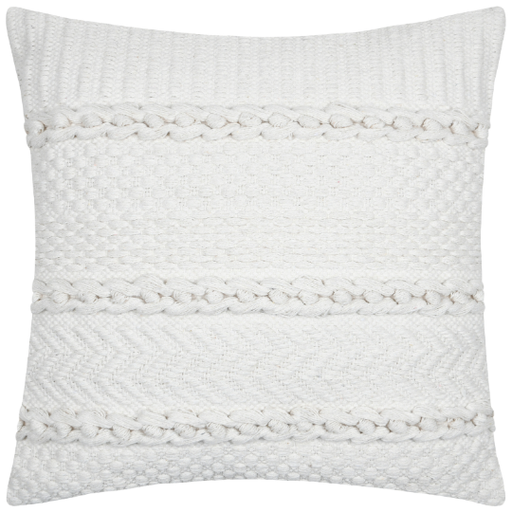 [178683-BB] Balma Pillow White 18x18in