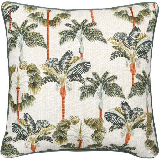[178689-BB] Casablanca Pillow Palms Multi 18x18in