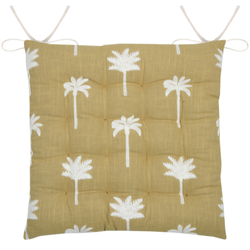 [178650-BB] Casablanca Chair Pad Mustard 15x15in