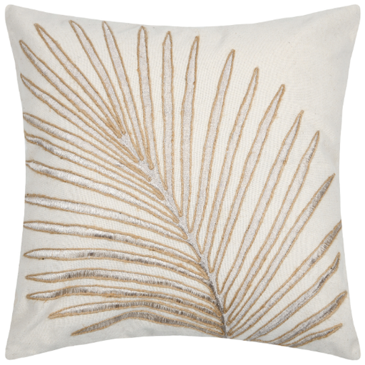[178651-BB] Casablanca Pillow Natural Palm 16x16in