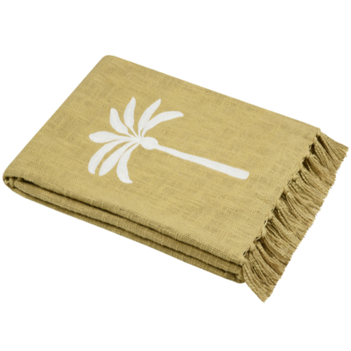 [178653-BB] Casablanca Throw Curry 50x60in