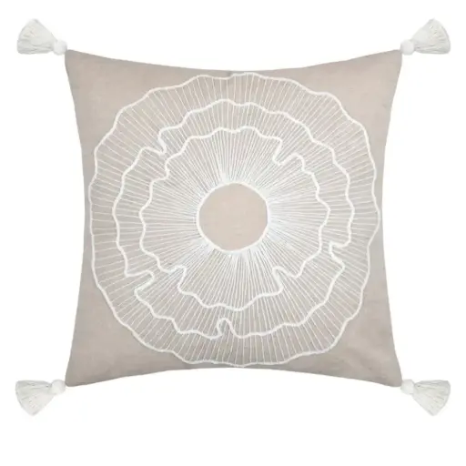 [178664-BB] Nova Pillow Natural 18x18in
