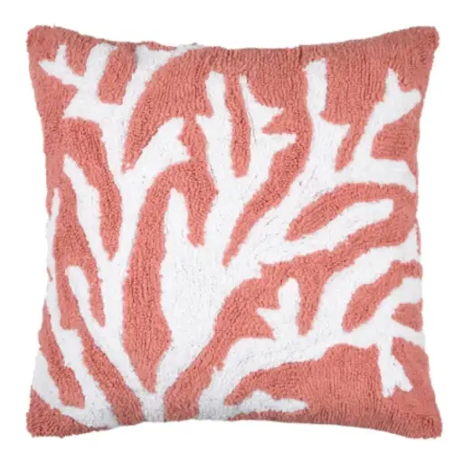 [178668-BB] Suncoast Pillow Coral 18x18in