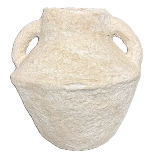 [178729-BB] Paper Mache Vase With Handles 14in