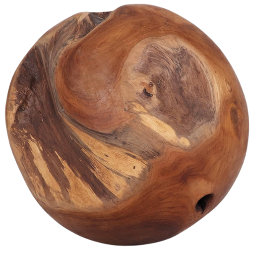 [178735-BB] Teak Root Orb 12in