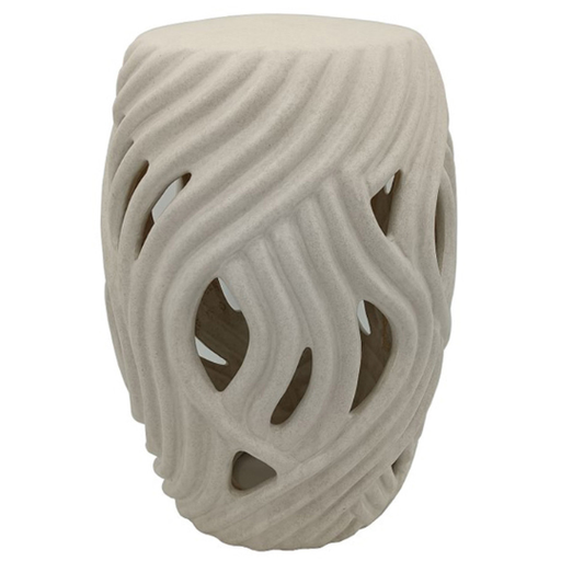 [178753-BB] Alytus Wavy Garden Stool 19in
