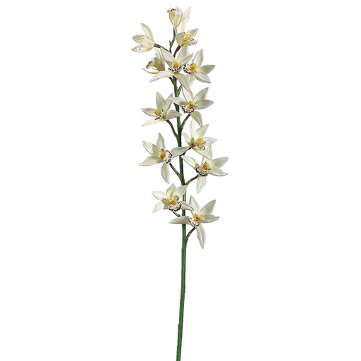 [178821-BB] Cymbidum Orchid Spray Cream 38in