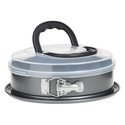 [177224-BB] Takeat Springfoam Cake Pan with Lid 10in