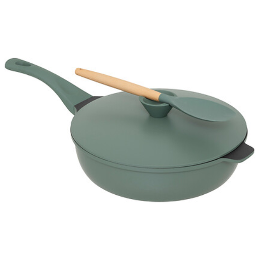 [178844-BB] Cast Aluminium Deep Pan Green 11in