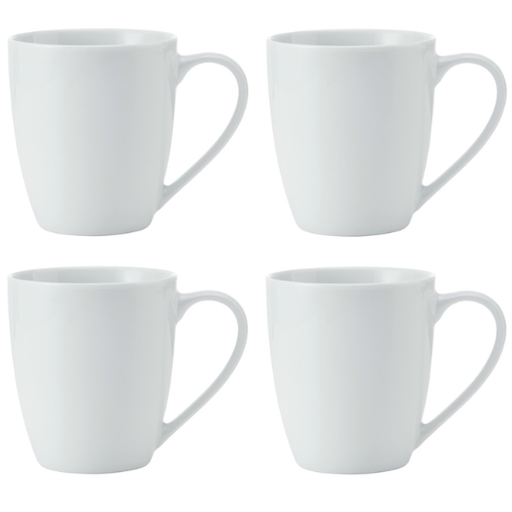 [178952-BB] Chalk Porcelain Mug Set 4pc