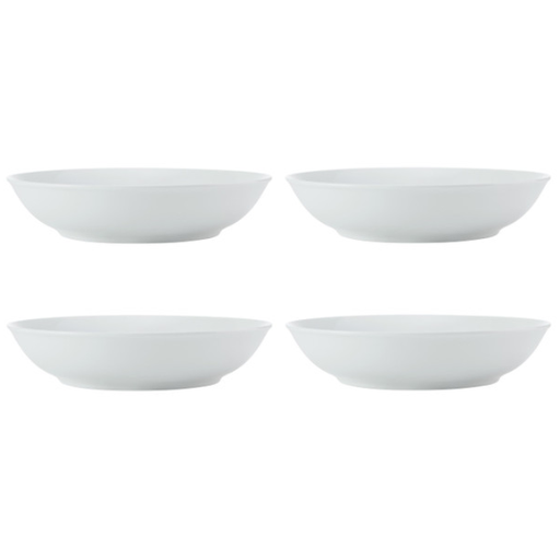 [178953-BB] Chalk Porcelain Pasta Bowl Set 4pc