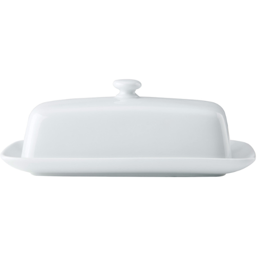 [178954-BB] Chalk Porcelain Butter Dish 