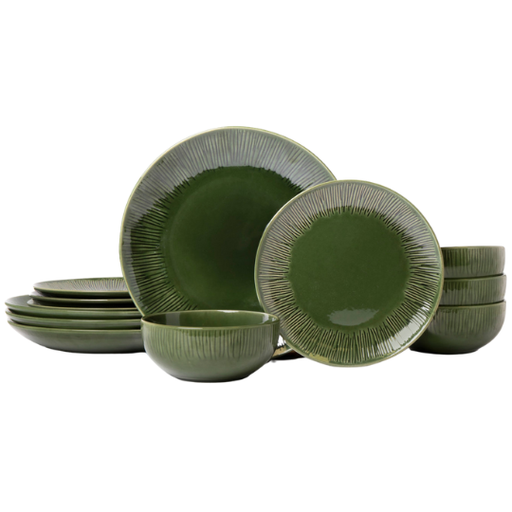 [178967-BB] Jardin Porcelain Dinnerware Set 12pc