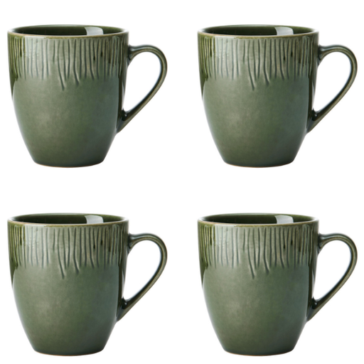 [178968-BB] Jardin Porcelain Mug Set 4pc