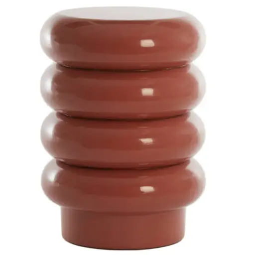 [179508-BB] Mirogi Ceramic Side Table Coral 16in