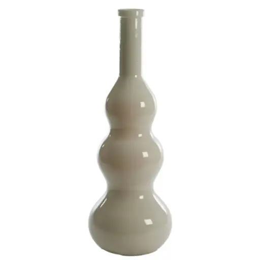[179520-BB] Venerio Glass Vase Light Beige 30in
