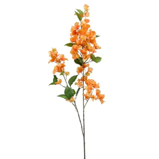 [179555-BB] Bougainvillea Branch Yellow & Orange 46in