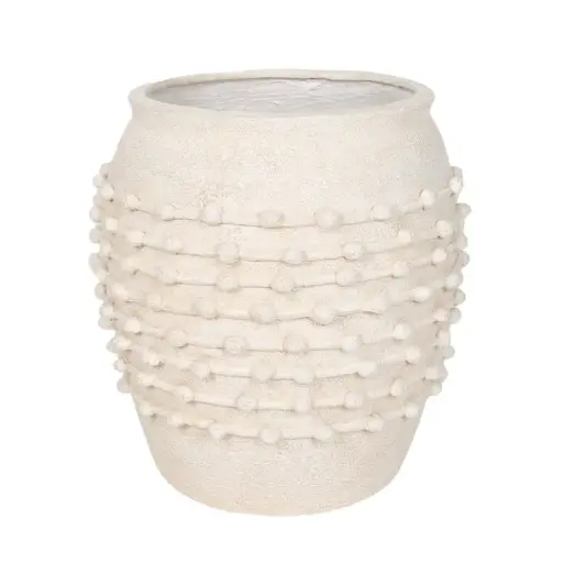 [179803-BB] Nisyros Planter Ivory 18x26in