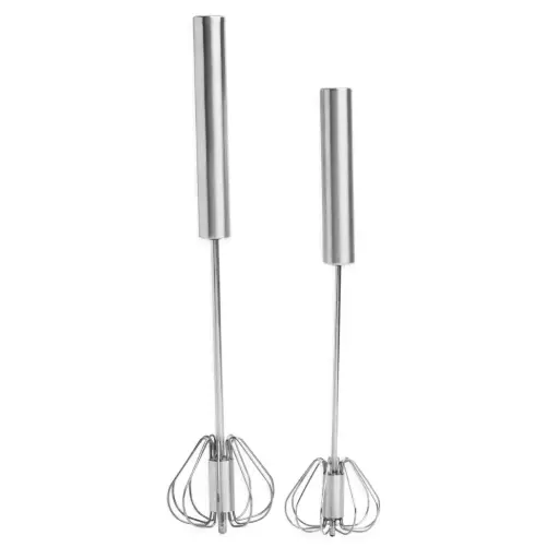 [179862-BB] Stainless Steel Rotating Whisk Set 2pc