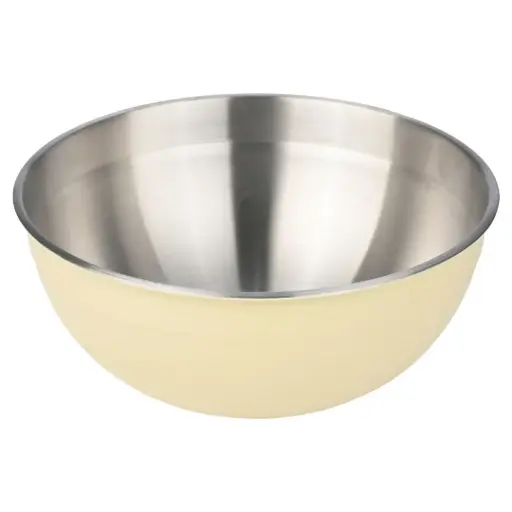 [180043-BB] Allure Stainless Steel Mixing Bowl Ivory 1.4QT