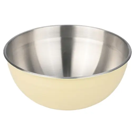 [180045-BB] Allure Stainless Steel Mixing Bowl Ivory  5.2QT