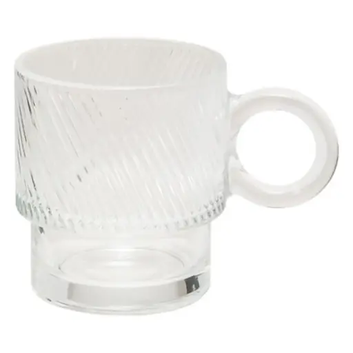 [180066-BB] Lorene Glass Mug Clear 