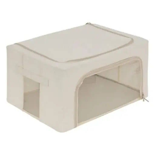 [180074-BB] Storage Bag Beige 19 x14in