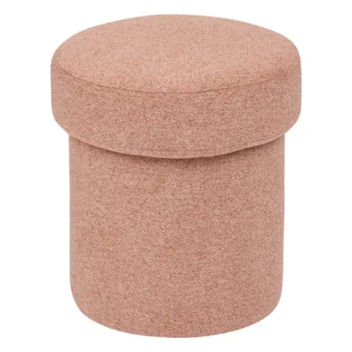[180097-BB] Terracotta Fabric Pouf