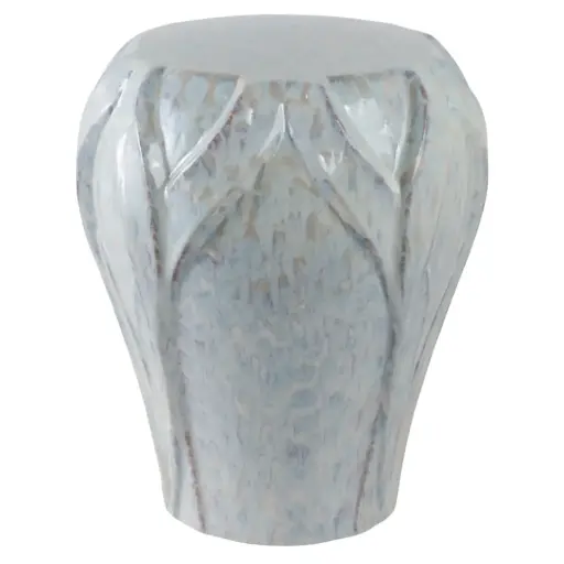[180144-BB] Pendelton Garden Stool Cream 15x18in