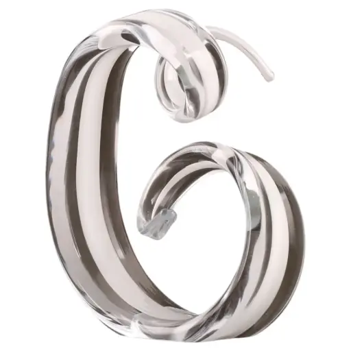 [180151-BB] Newtok Glass Ribbon Statuary 9in