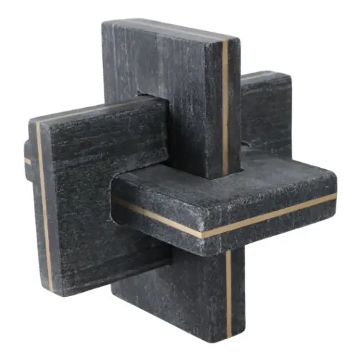 [180130-BB] Walton Marble Knot Black 7in