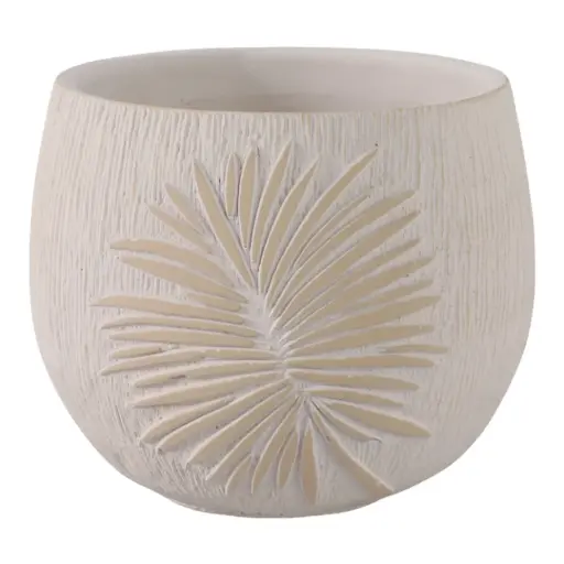 [180169-BB] Pampas Rounded Planter 8in