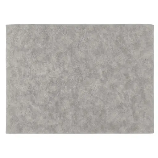 [180246-BB] Troja Rectangle Placemat Silver 13x18in