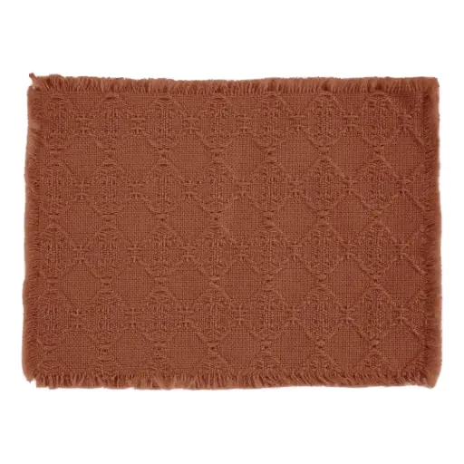 [180271-BB] Nova Placemat Rectangle Terracotta 13x18in