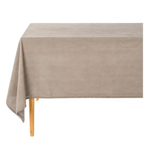 [180281-BB] Myrna Tablecloth Taupe 57x98in
