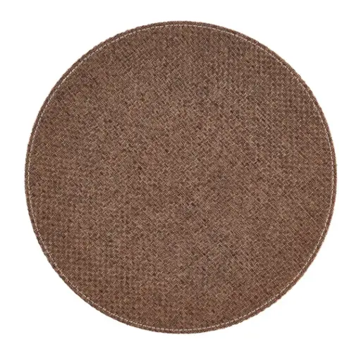 [180426-BB] Basketweave Placemat Brown