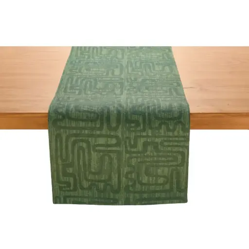 [180427-BB] Island Canopy Table Runner Green