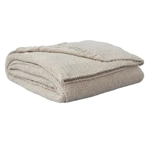 [180596-BB] Anawood Throw Oatmeal