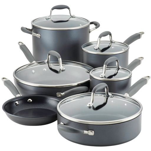 [159305-BB] Anolon Advanced Moonstone Cookware Set 11pc