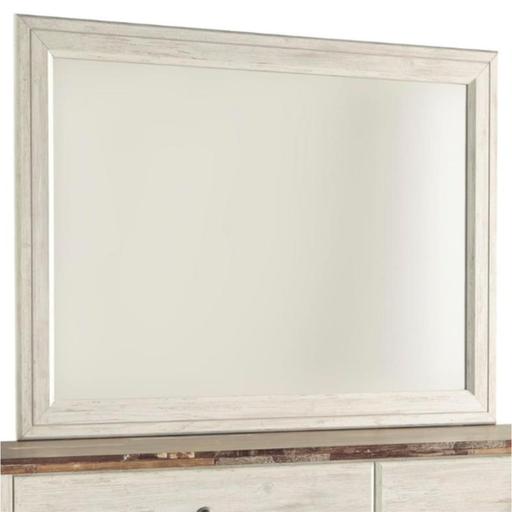 [160582-BB] Willowton Bedroom Mirror Whitewash
