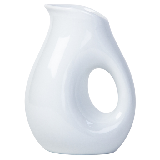 [160610-BB] Whiteware Oval Pitcher Small 12oz