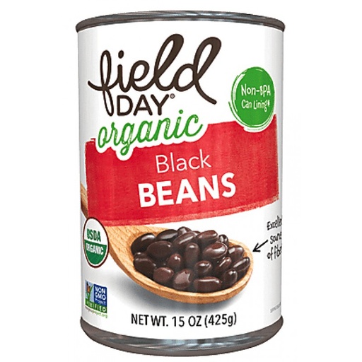 [200574-BB] Field Day Organic Black Beans 15oz